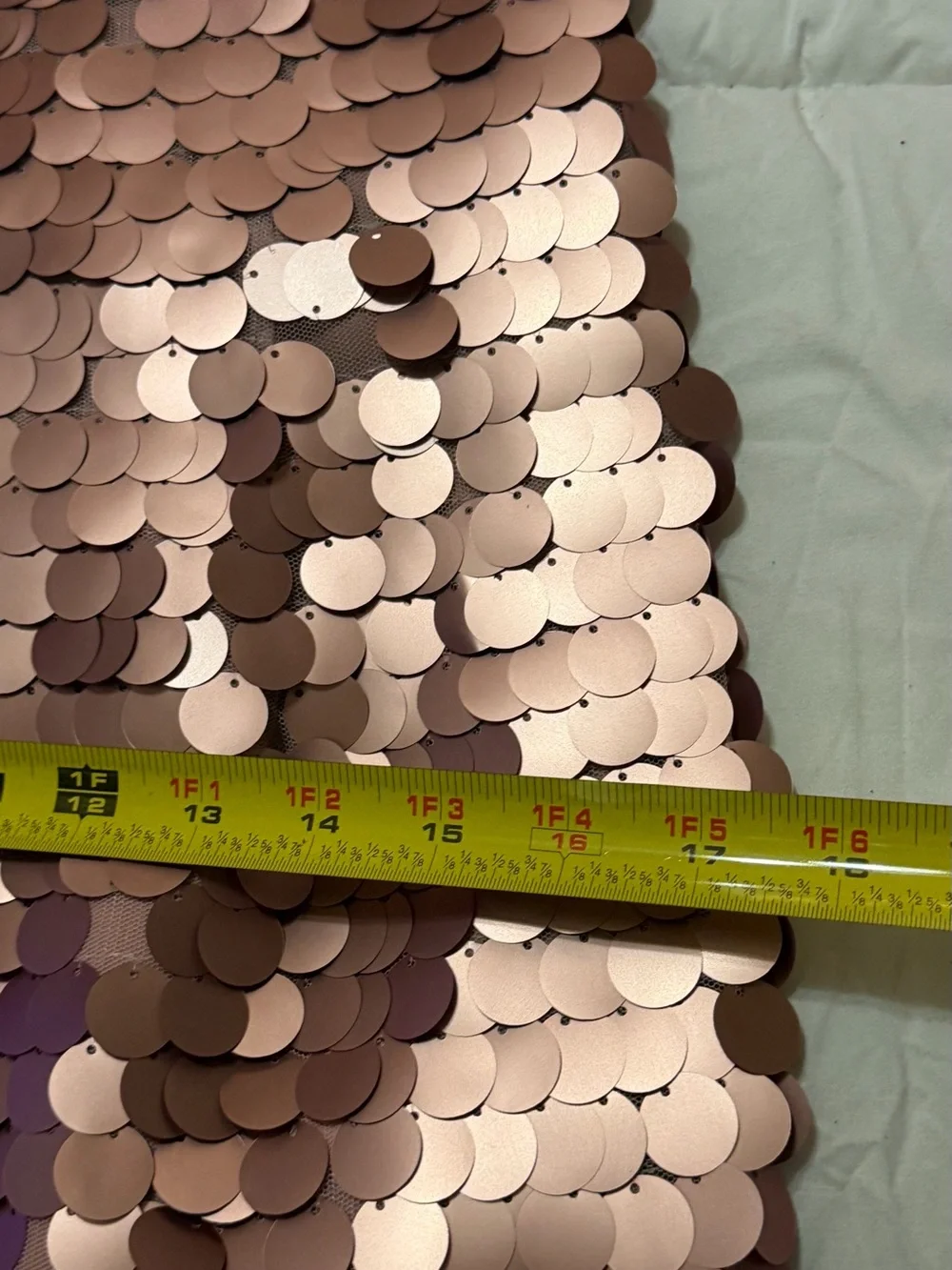 STATE Rose Gold Sequin Slip Dress